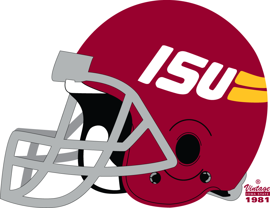 Iowa State Cyclones 1981-1983 Helmet Logo t shirts iron on transfers